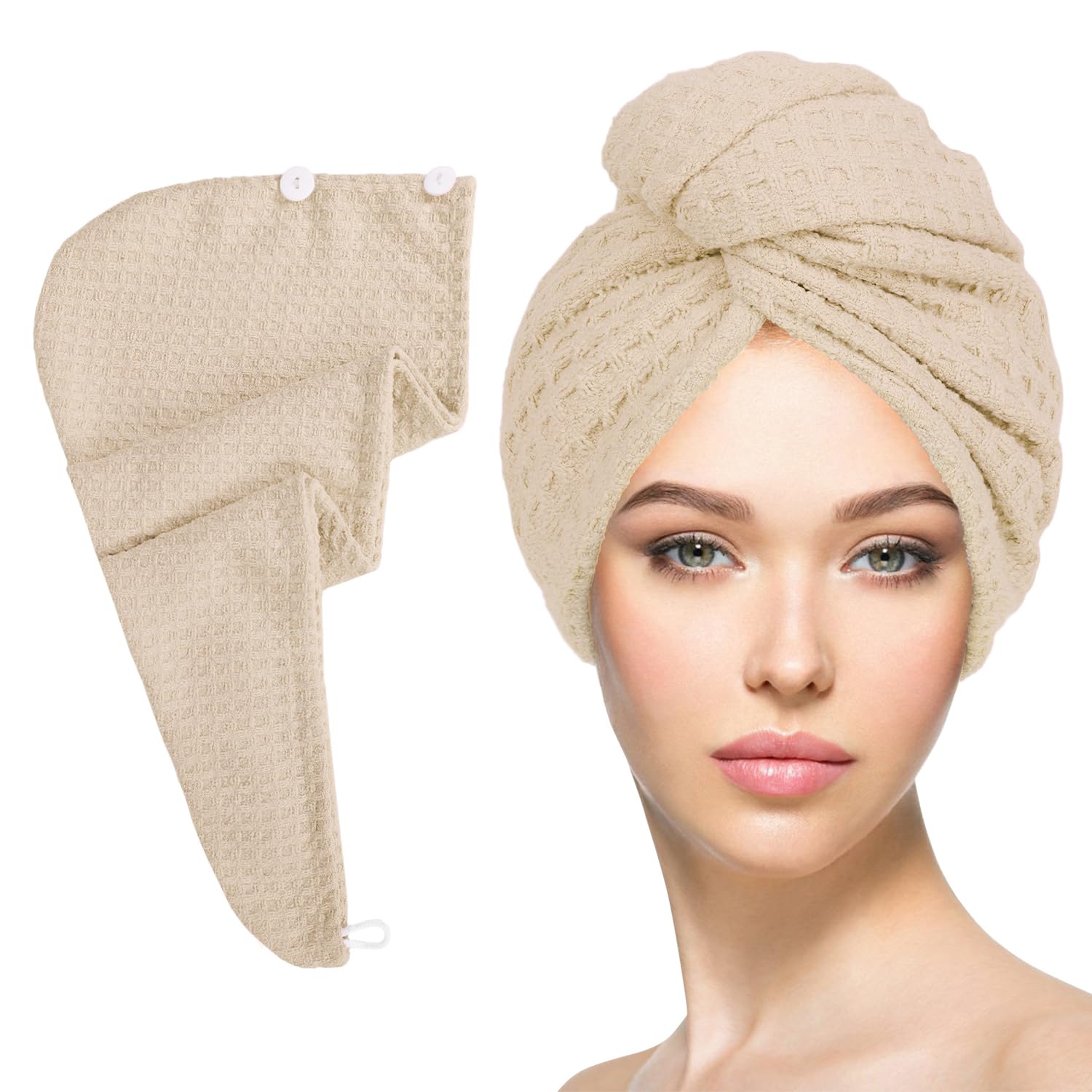 3 Pcs Luxury Cotton Bath Towel Combo Set
