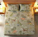 Adventure Dinosaur Export Luxury Bedsheet Set