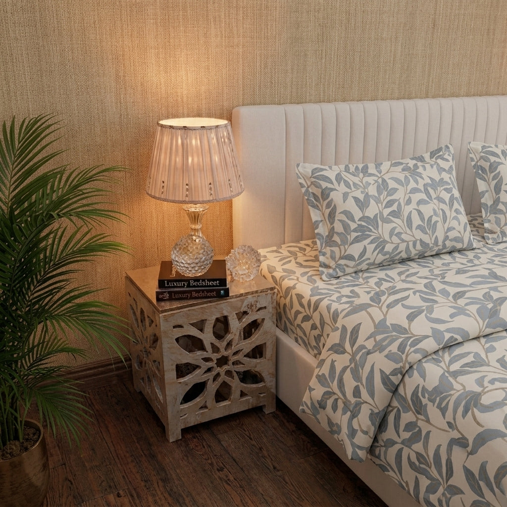 Botanical Breeze Bedsheet & Pillow Covers Set