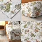 Jungle Dinosaur Export Luxury Bedsheet Set
