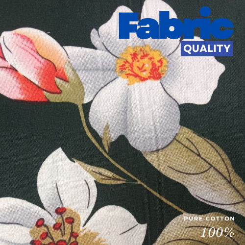 Forest Echo Twill Cotton King Size Bedsheet Set