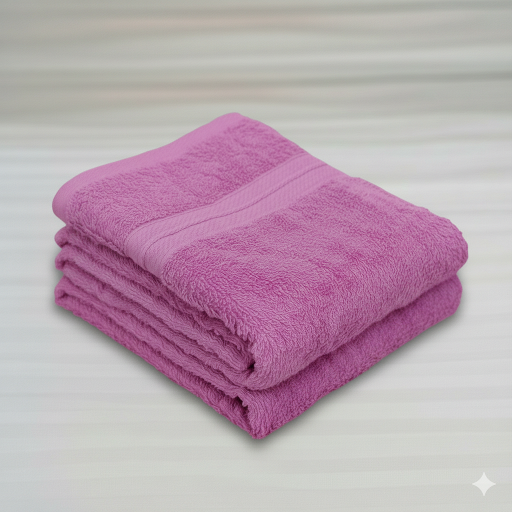Bath Towel Hot Pink 27 X 54 Inch