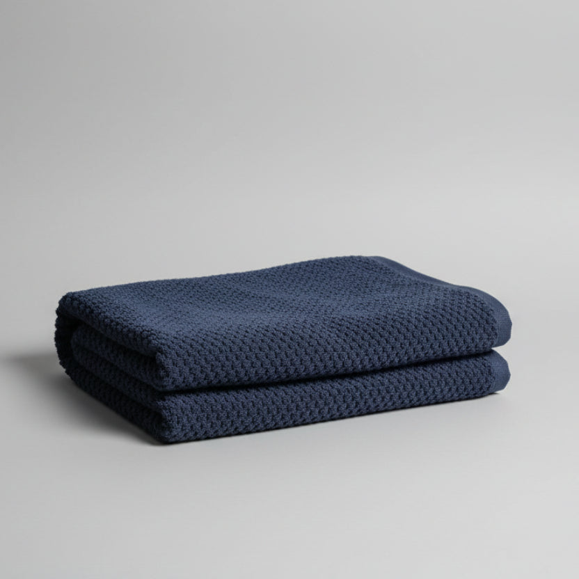 Deep Navy Blue Bath Sheet