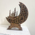 Handcraft Wooden Moon showpiece