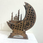Handcraft Wooden Moon showpiece