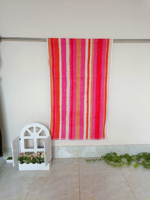 Aura Stripe Luxury Bath Towel (54 X 27 Inch)
