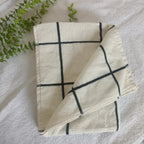Classic Grid Premuim Bath Towel (27 X 54 Inch)