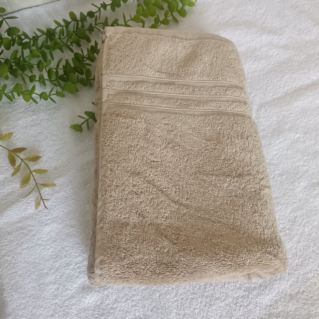 Royal Beige Luxury Bath Towel (27 X 54 Inch)