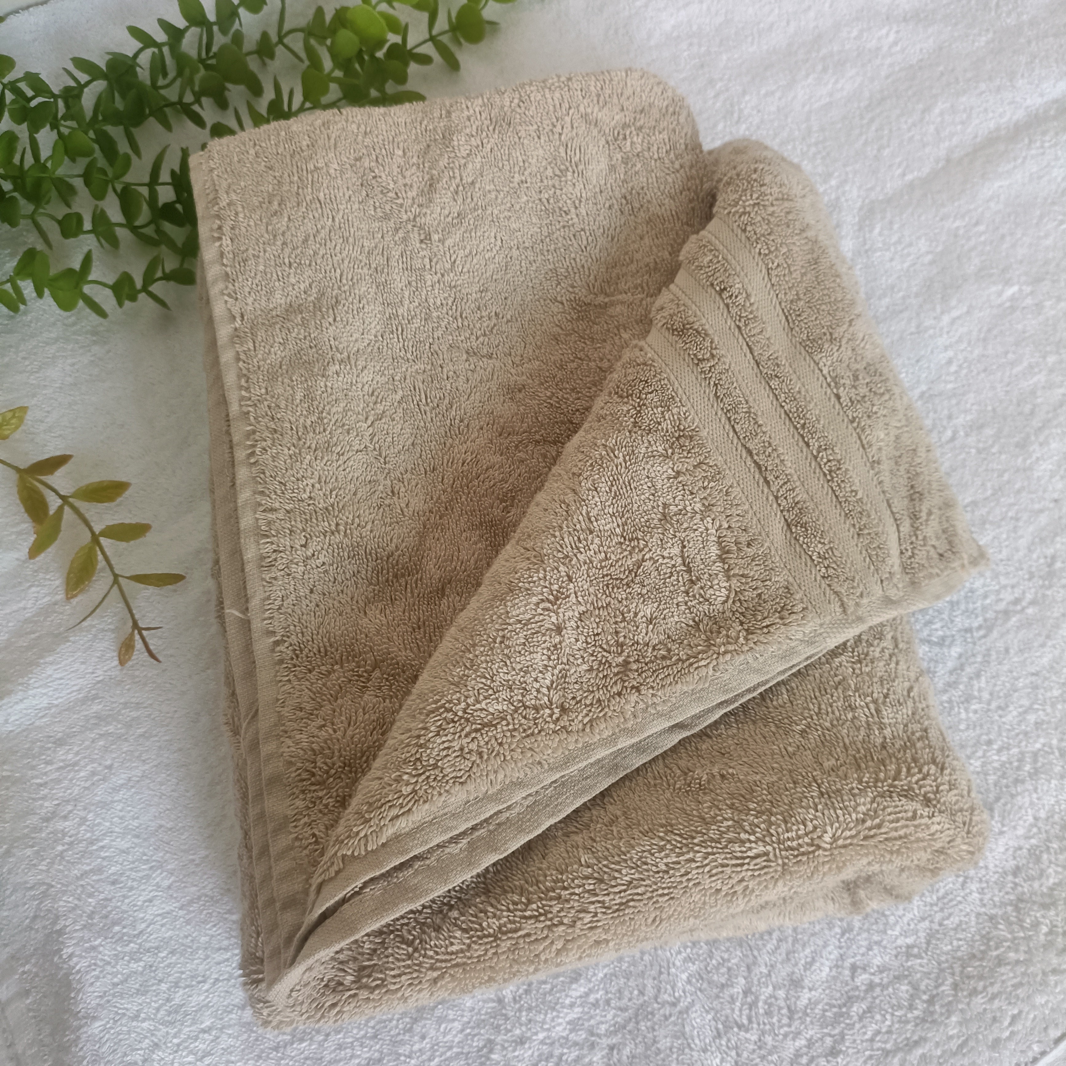 Royal Beige Luxury Bath Towel (27 X 54 Inch)
