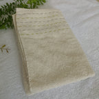Aesthetic Cream Premuim Bath Towel (27 X 54 Inch)