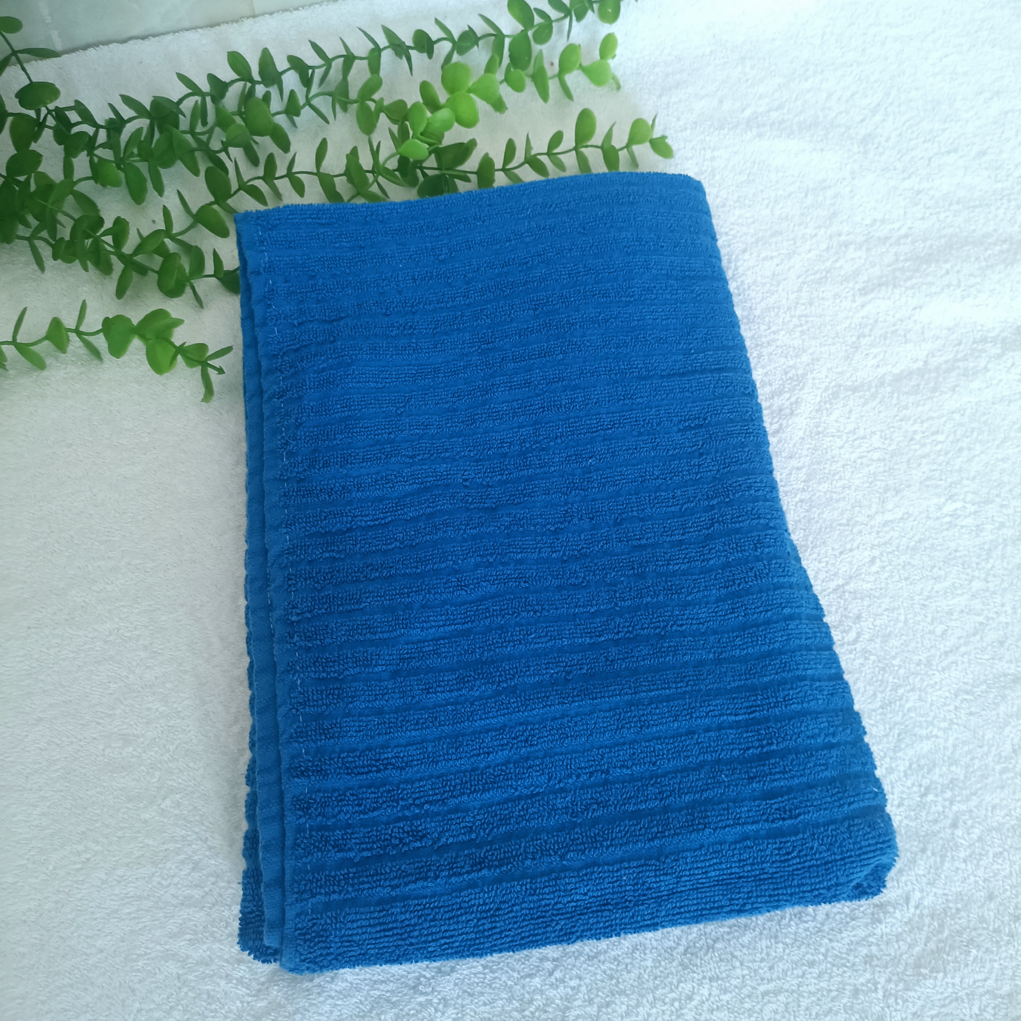 Deep Sea Rib Premuim Bath Towel (27 X 54 Inch)