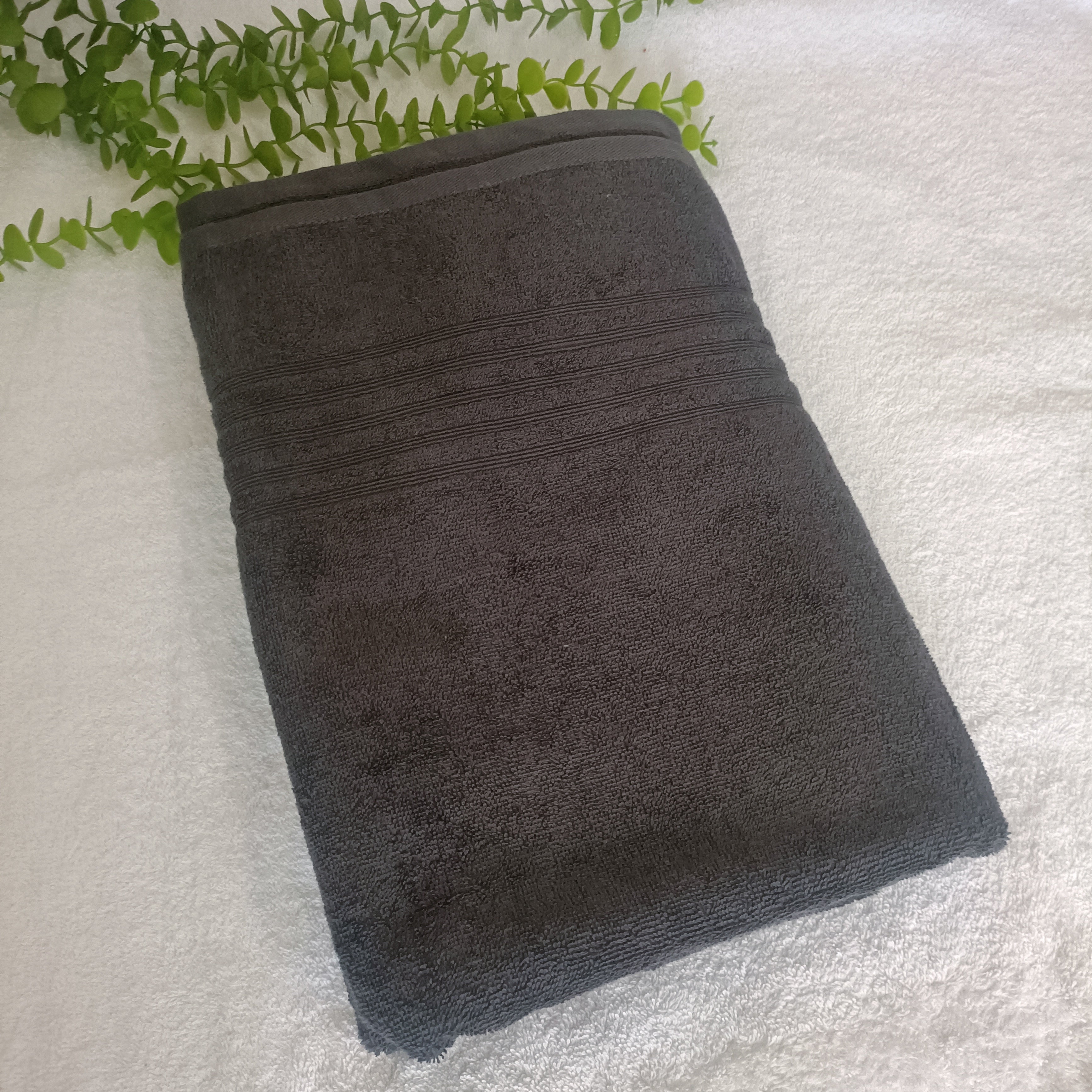 Slate Grey Premium Bath Sheet (60 X 40 Inch)