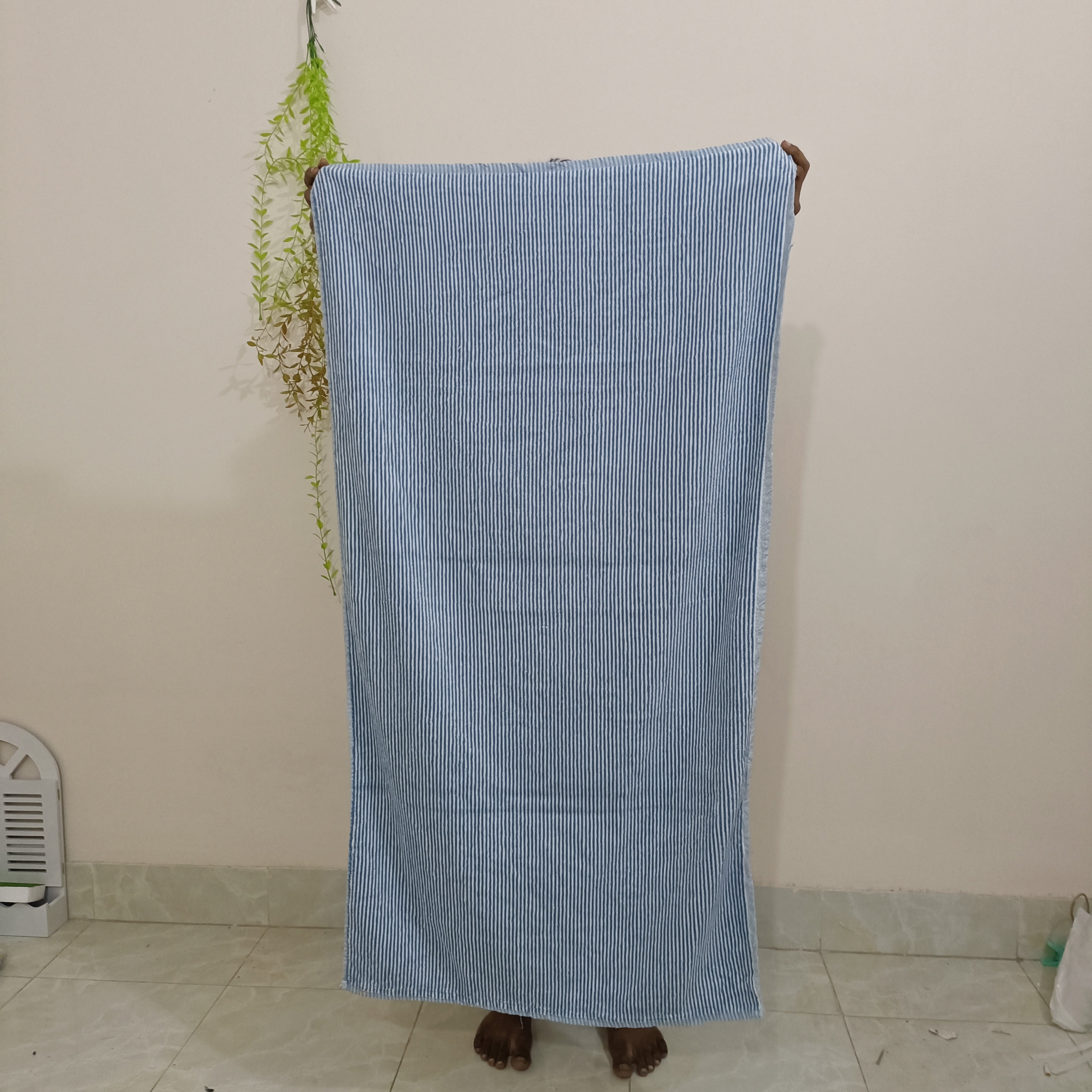 Classic Micro-Stripe Premuim Bath Towel (27 X 54 Inch)