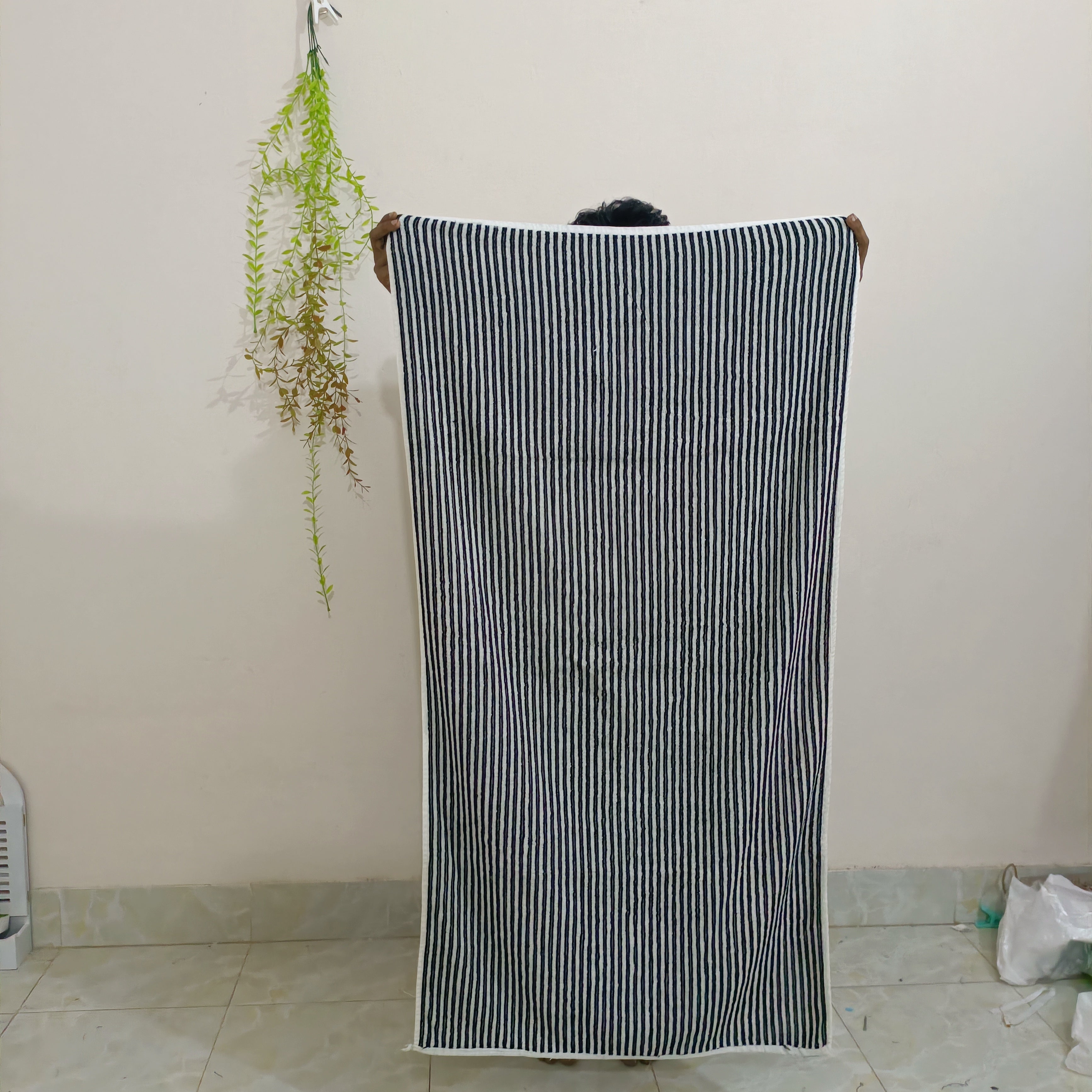 Carbon Stripe Premuim Bath Towel (27 X 54 Inch)