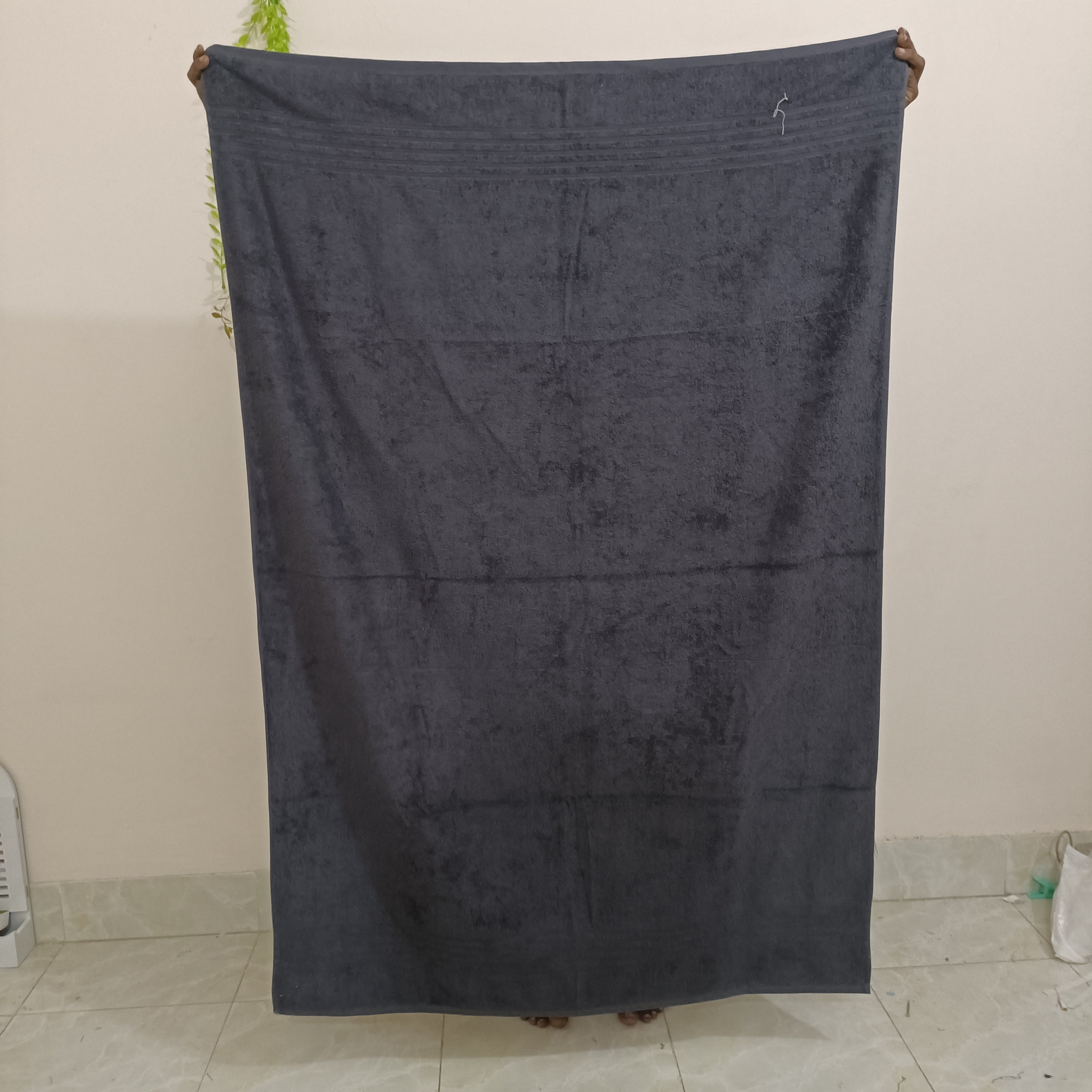 Slate Grey Premium Bath Sheet (60 X 40 Inch)