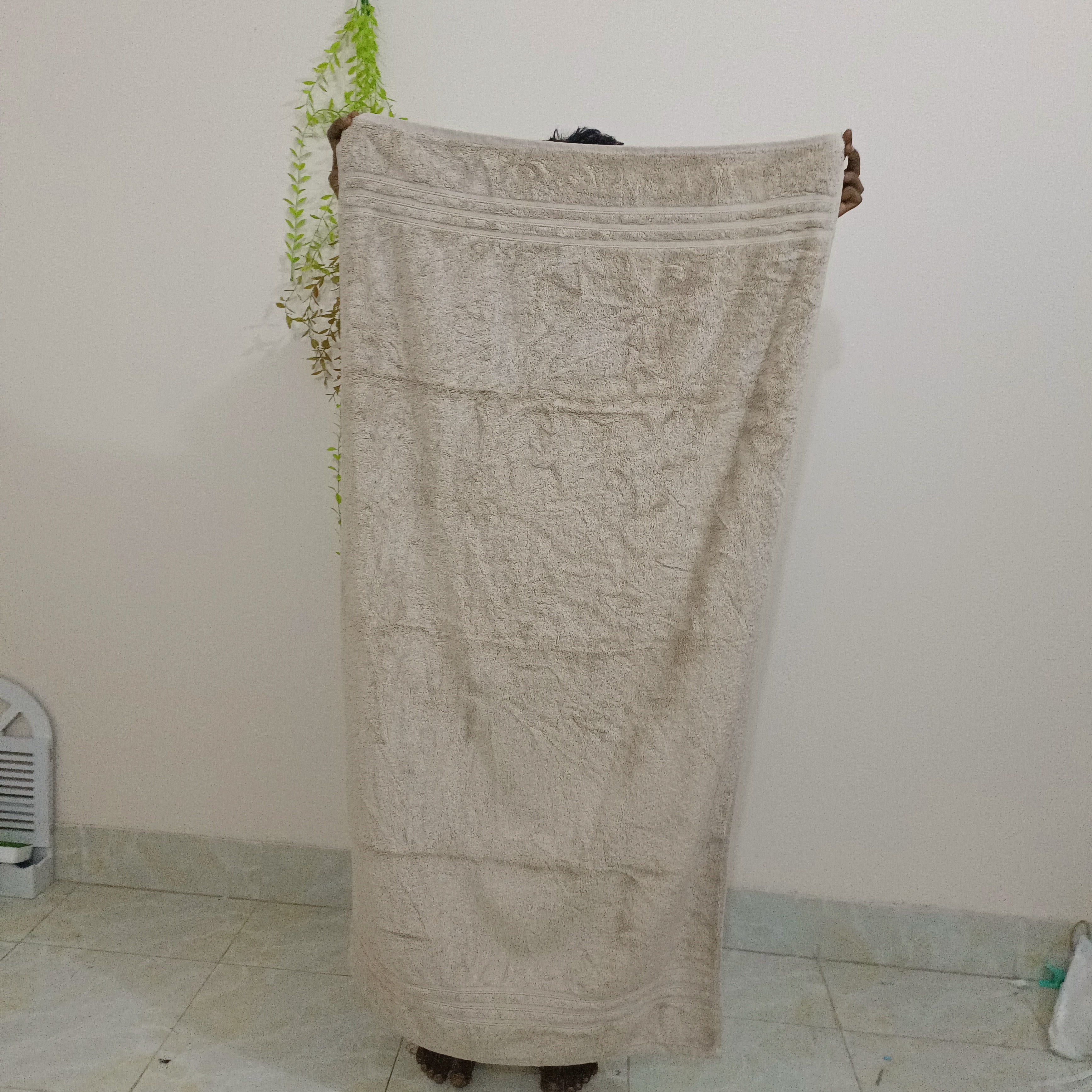Royal Beige Luxury Bath Towel (27 X 54 Inch)