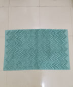 Soft Cotton aqua Door Mat (30 X 20 Inch)