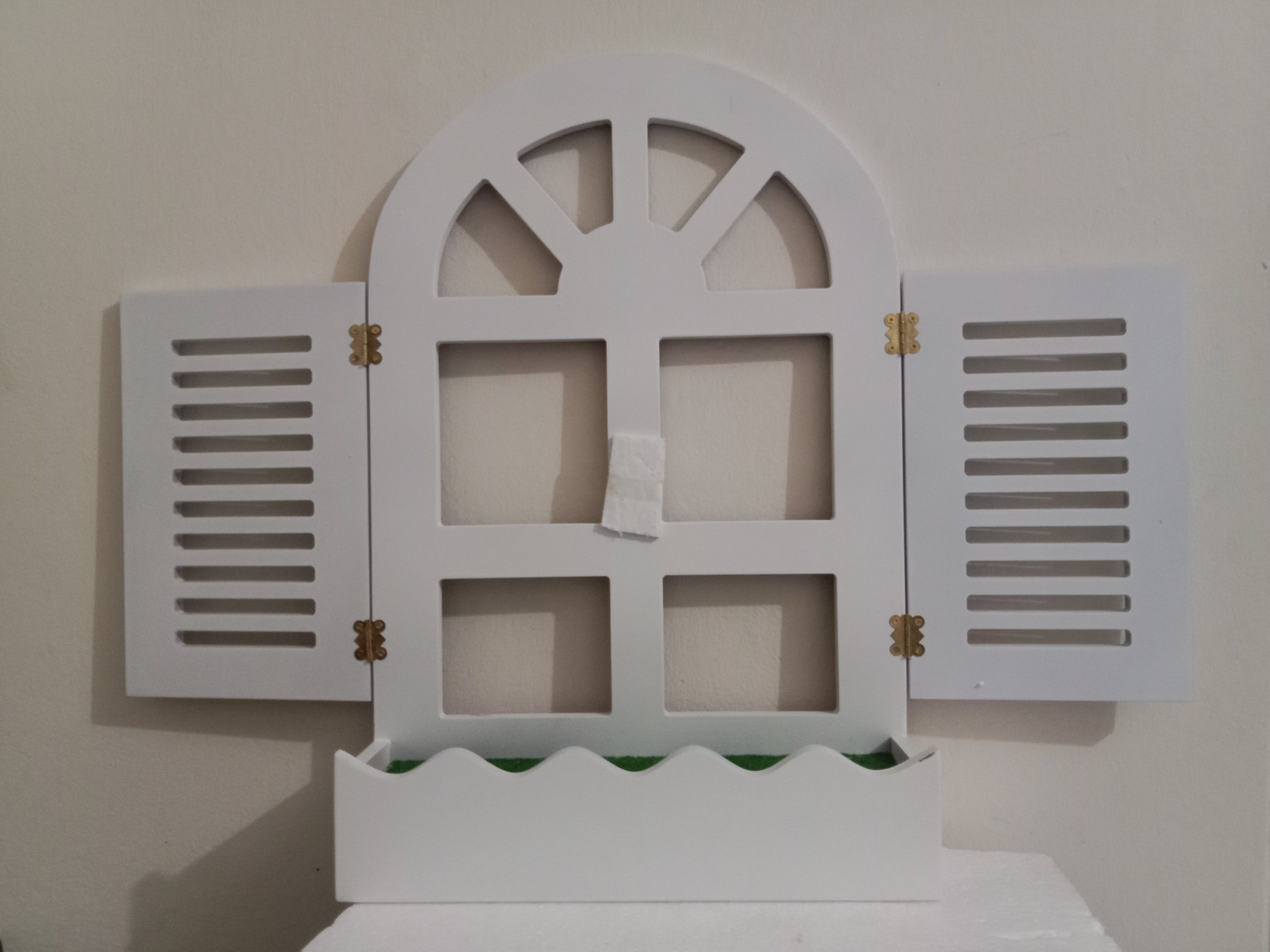 Decorative Wooden Window Plant