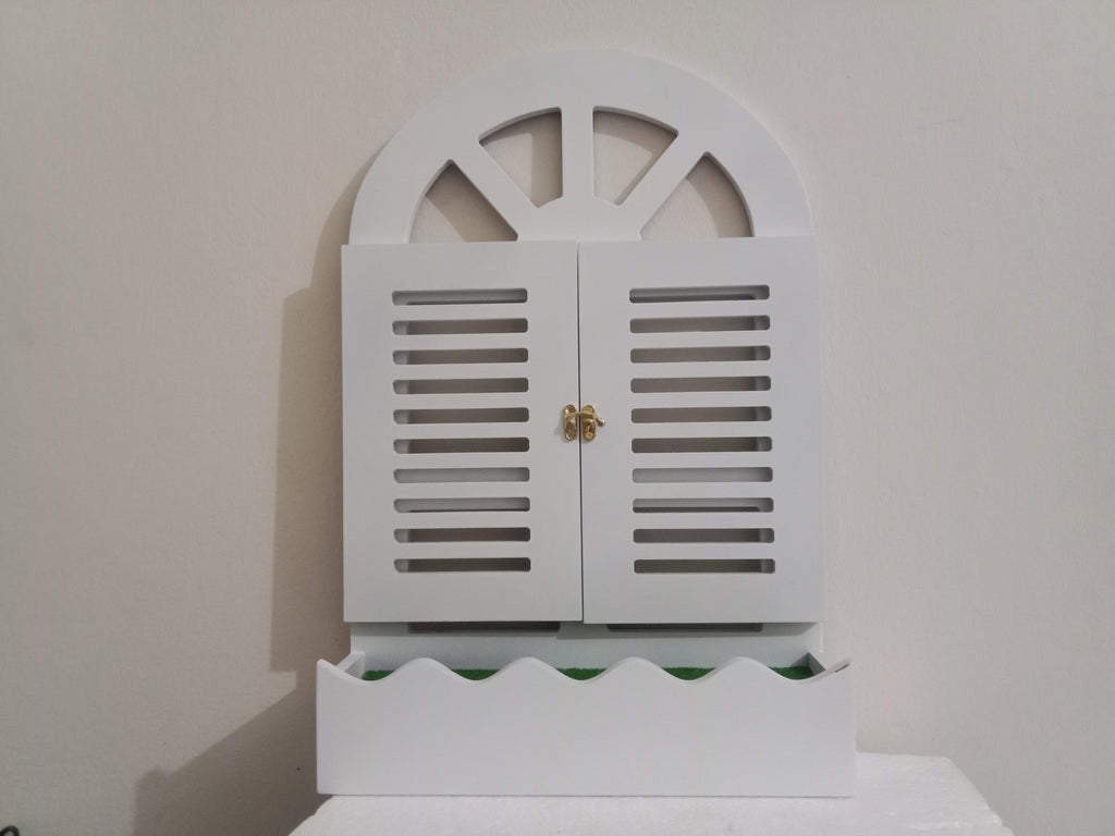 Decorative Wooden Window Plant