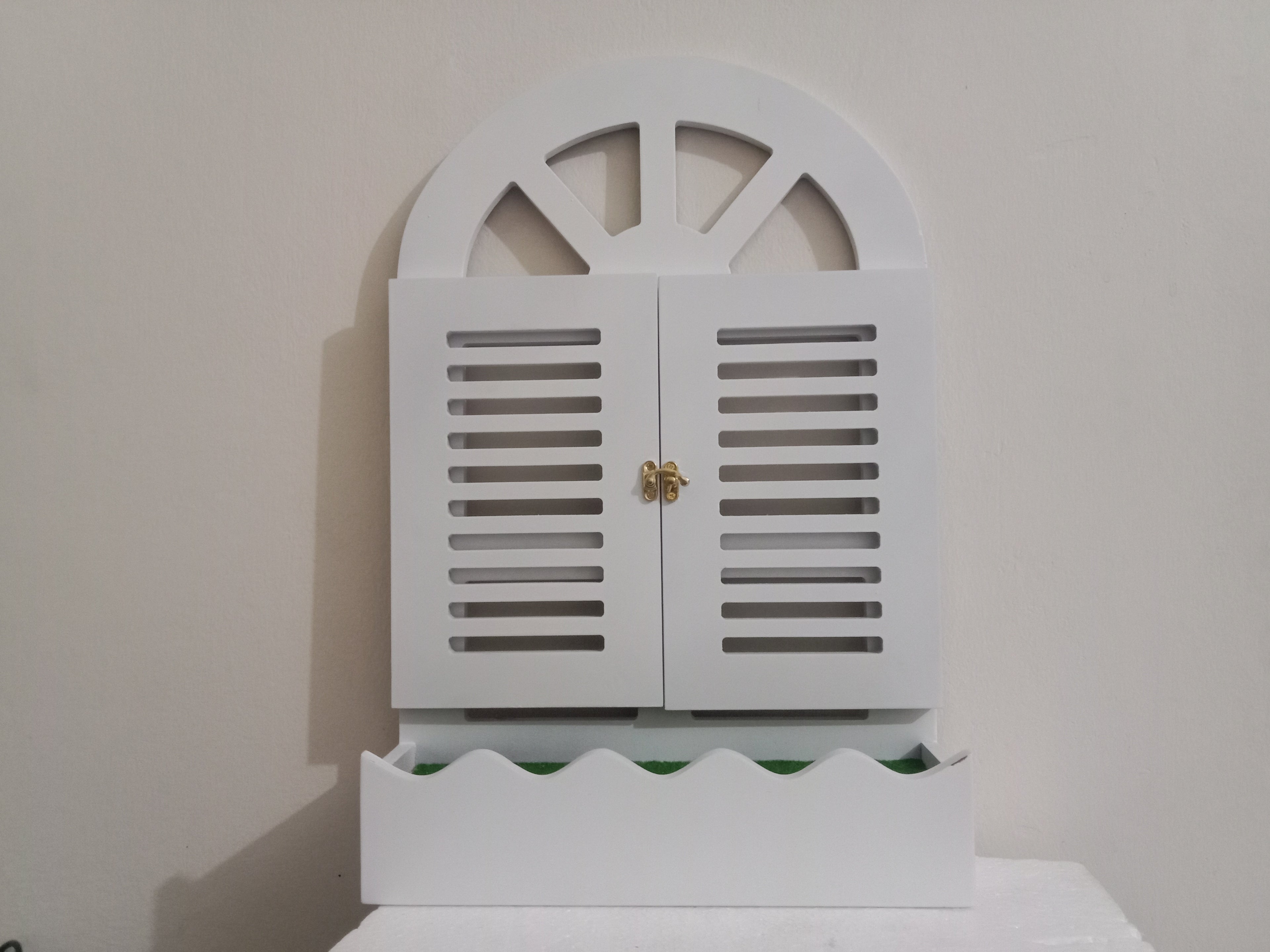 Decorative Wooden Window Plant