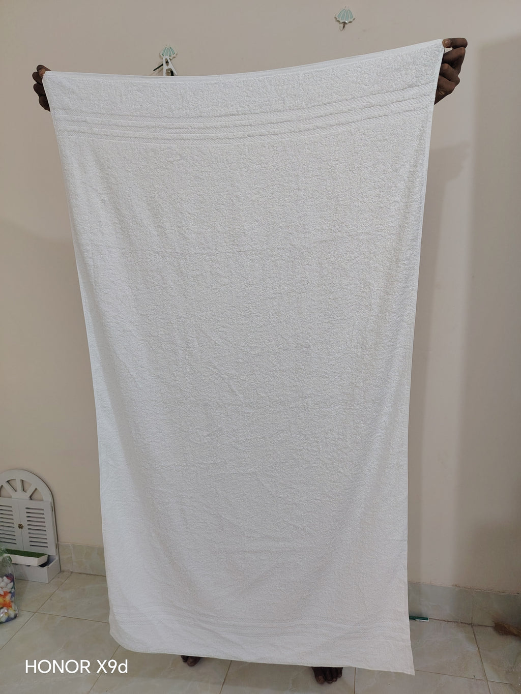 2 Pcs Luxury Cotton Bath Towel Combo Set