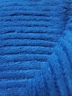 Blue Textured Luxury Bath Towel (27 X 56 Inch)