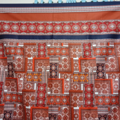 Mandala Drift Twill Cotton King Size Bedsheet Set