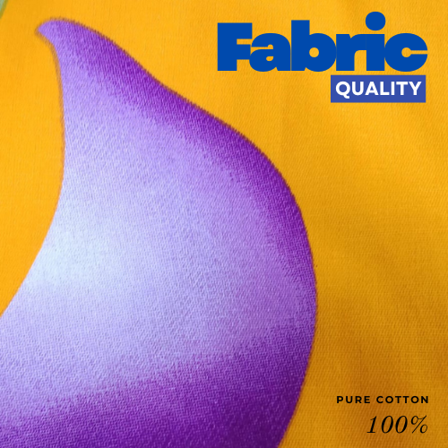 Purple Punch Twill Cotton King Size Bedsheet Set