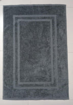 Soft Cotton Black-gray Door Mat (30 X 20 Inch)