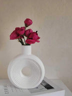 Decorative 4 PCS Flowers Vase Combo Set With Flowers