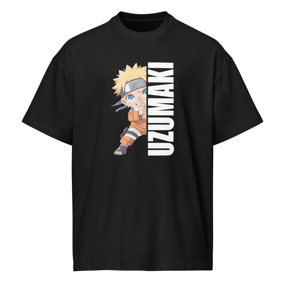 Uzumaki Anime Lover Drop Shoulder T-shirt For Men