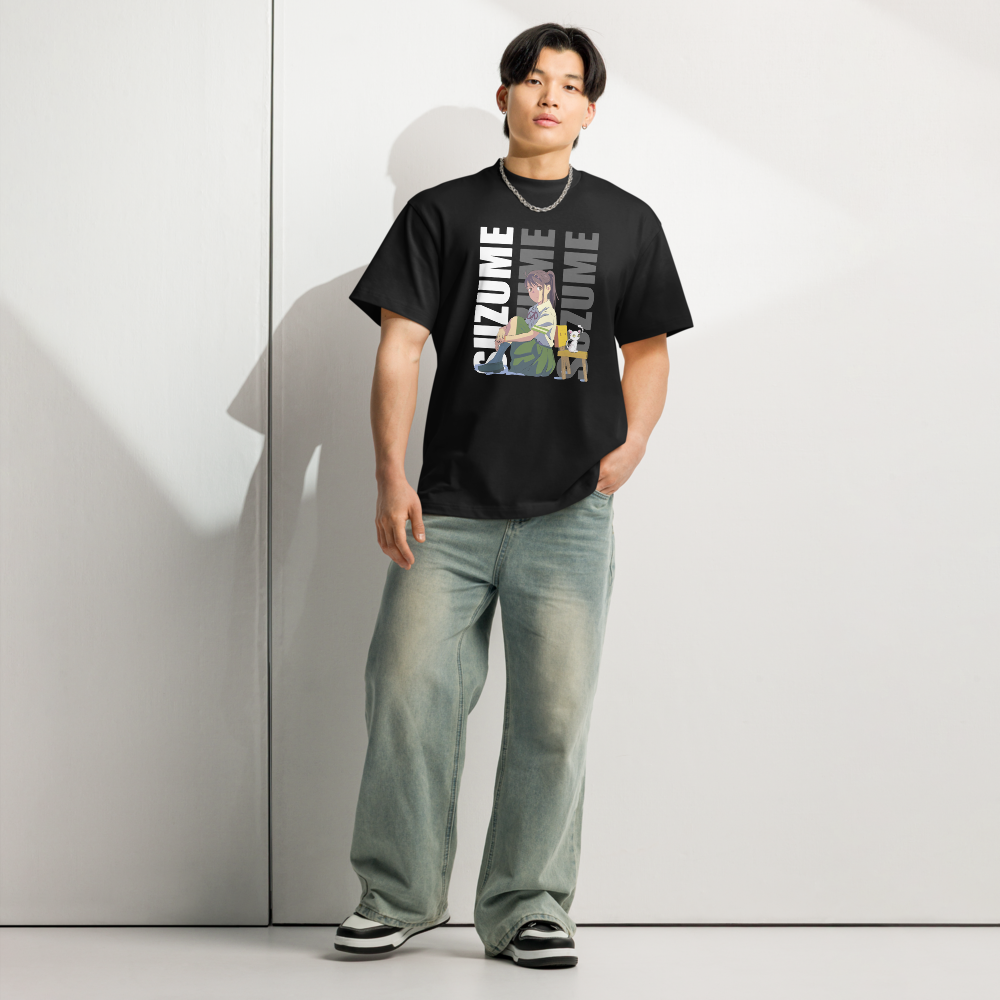 Suzume High Quality Drop Shoulder T-shirt For Men