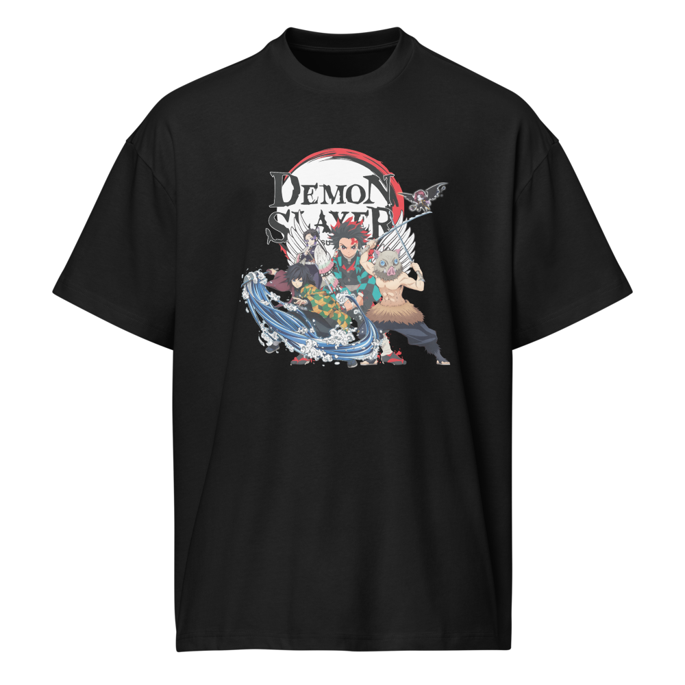 Demon Slayer Drop Shoulder T-shirt For Men