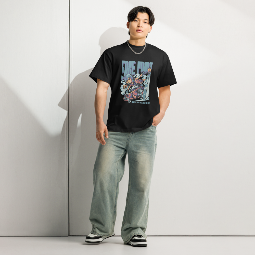 Edge Poin Drop Shoulder T-shirt