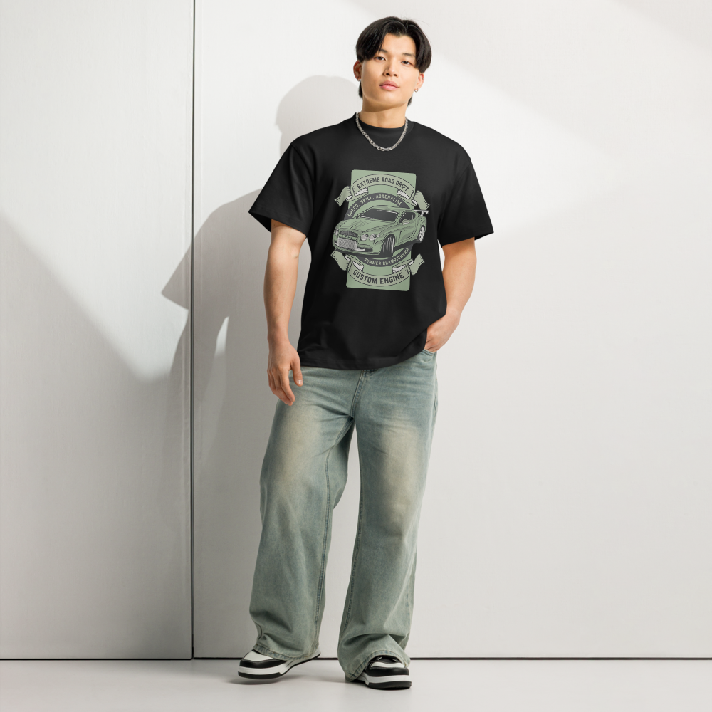 Extreme Road Drift Drop Shoulder T-shirt