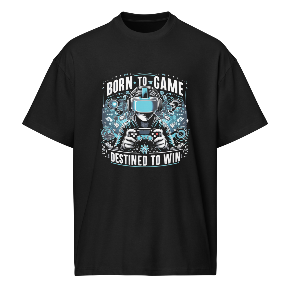 Born To Game Drop Shoulder T-shirt