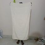 Aesthetic Cream Premuim Bath Towel (27 X 54 Inch)