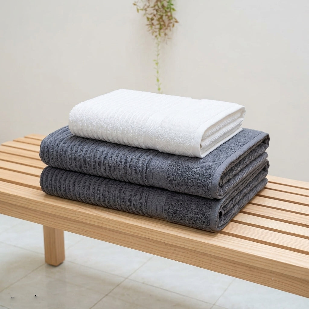 Midnight Ash Luxury Bath Towel (28 X 60 Inch)
